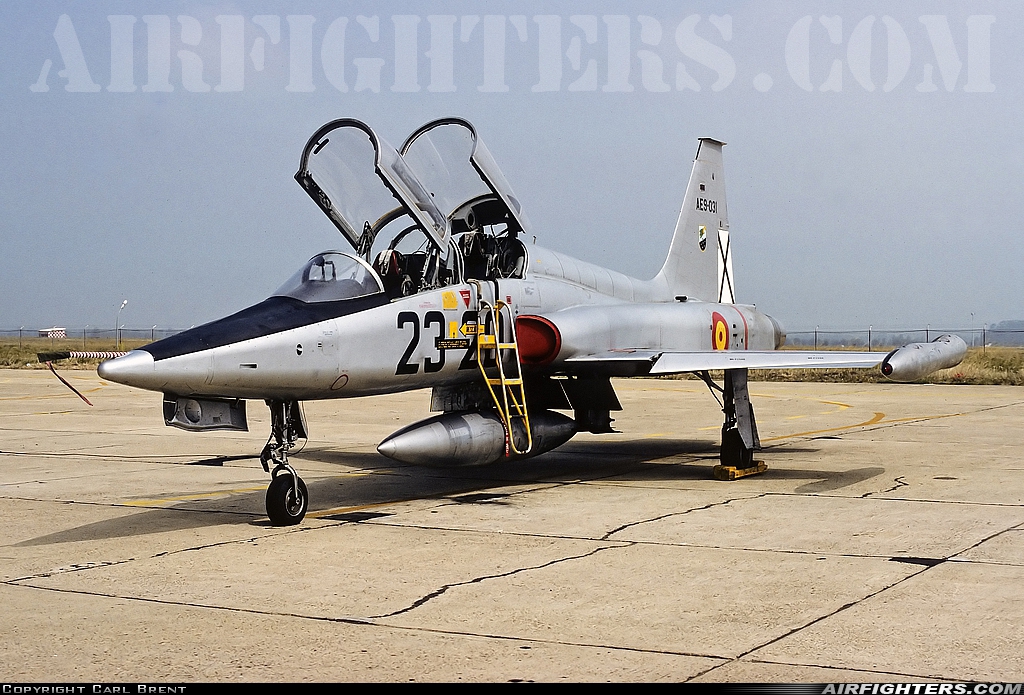 Spain - Air Force Northrop SF-5B Freedom Fighter AE.9-031 at Badajoz - Talavera la Real (BJZ / LEBZ), Spain