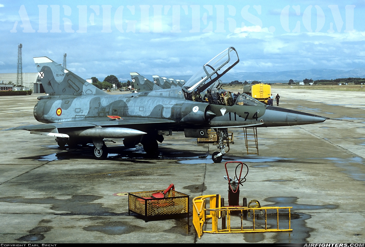 Spain - Air Force Dassault Mirage IIIDE CE.11-29 at Valencia (- Manises) (VLC / LEVC), Spain