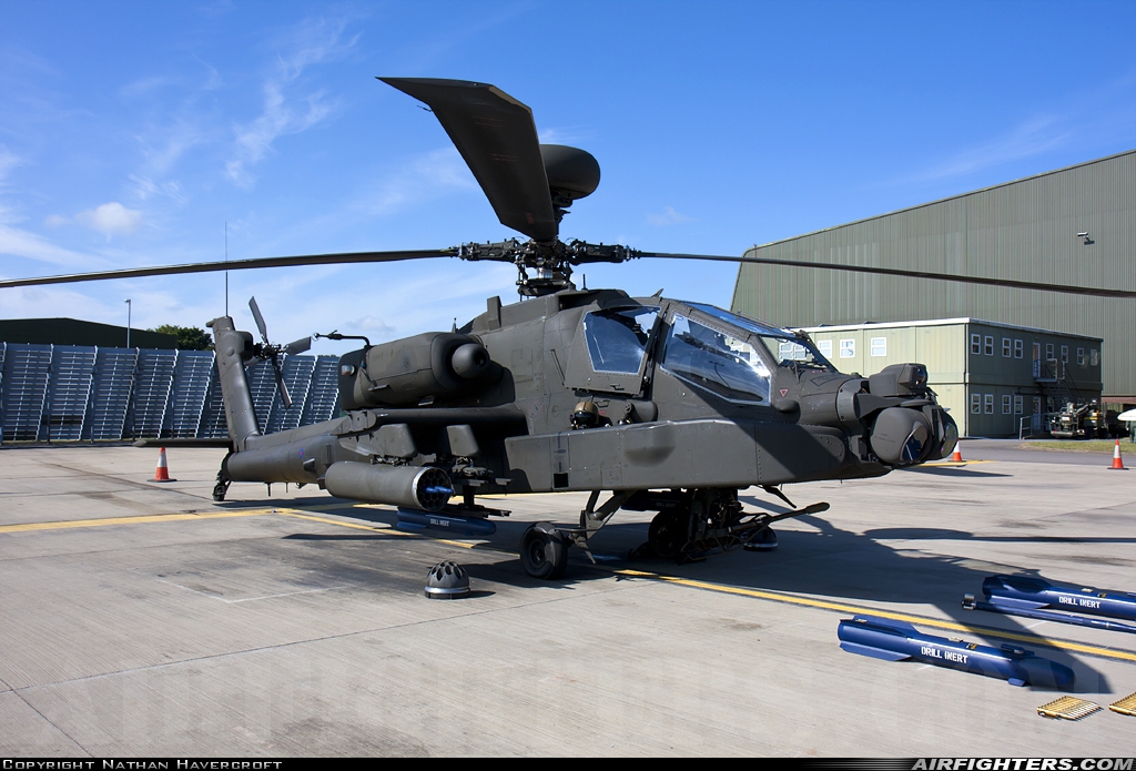 UK - Army Westland Apache AH1 (WAH-64D) ZJ211 at Waddington (WTN / EGXW), UK