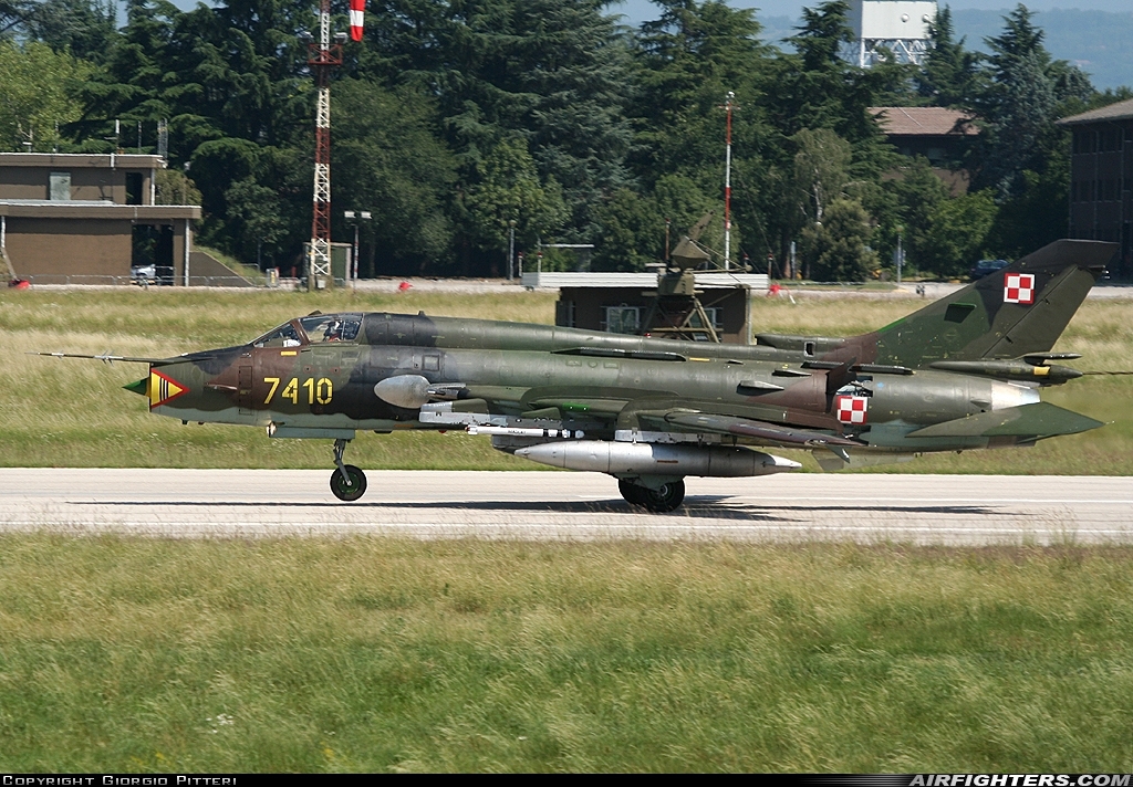 Poland - Air Force Sukhoi Su-22M4 Fitter-K 7410 at Treviso - Istrana (Vittorio Bragadin) (LIPS), Italy