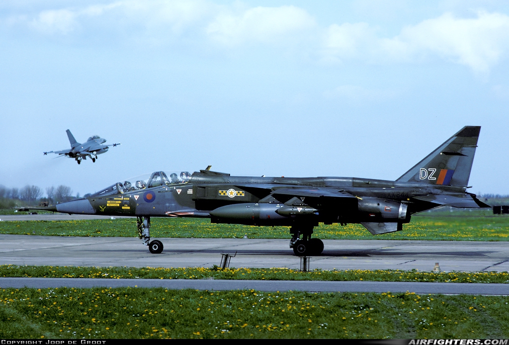 UK - Air Force Sepecat Jaguar T2 XX844 at Leeuwarden (LWR / EHLW), Netherlands