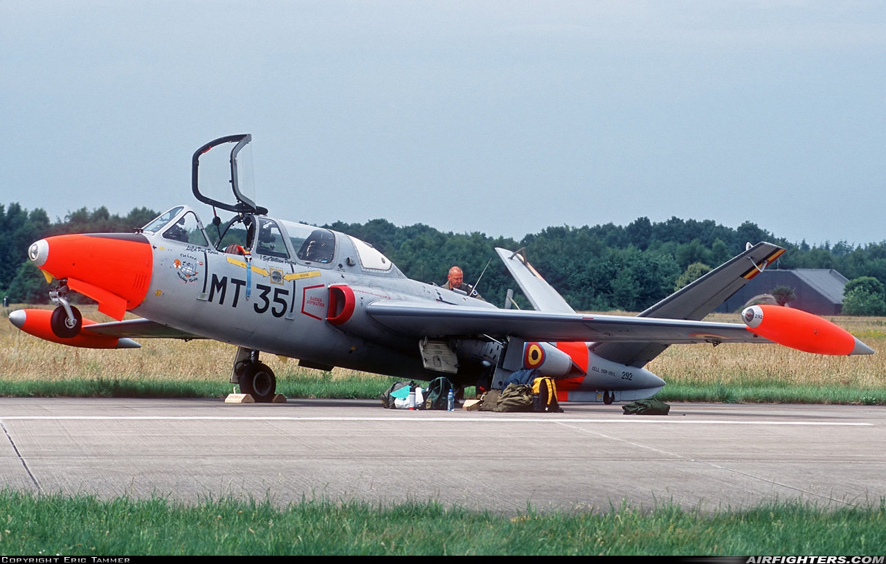 Belgium - Air Force Fouga CM-170R Magister MT-35 at Uden - Volkel (UDE / EHVK), Netherlands