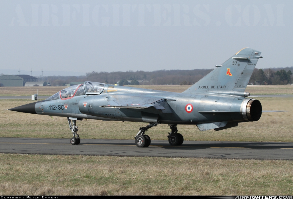 France - Air Force Dassault Mirage F1B 517 at Reims - Champagne (RHE / LFSR), France