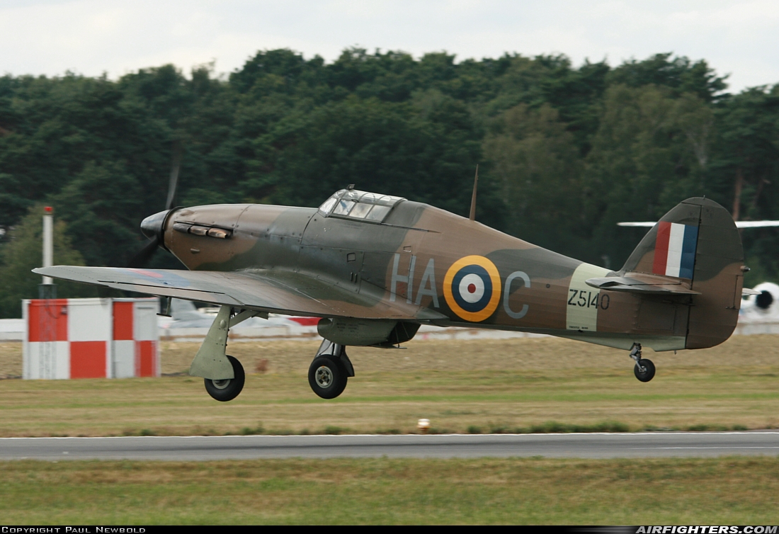 Private - Historic Aircraft Collection Hawker Hurricane XII G-HURI at Farnborough (FAB / EGLF), UK