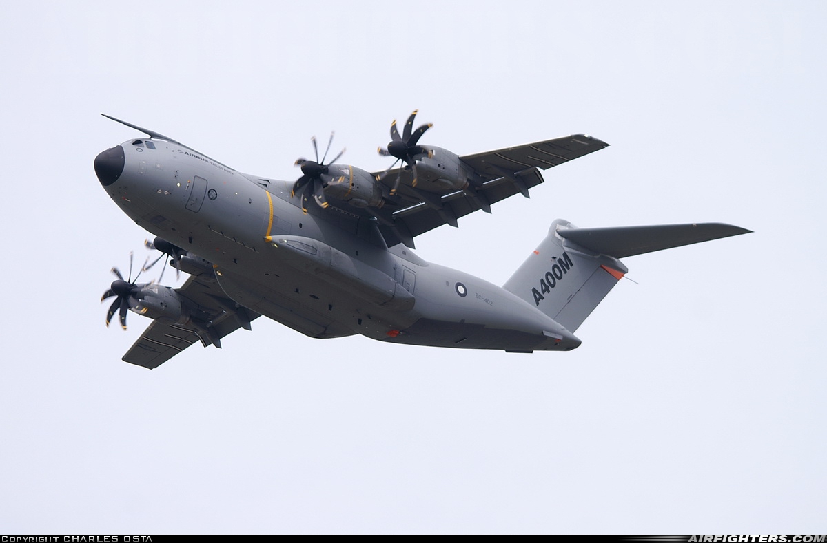 Company Owned - Airbus Airbus A400M Grizzly EC-402 at Farnborough (FAB / EGLF), UK