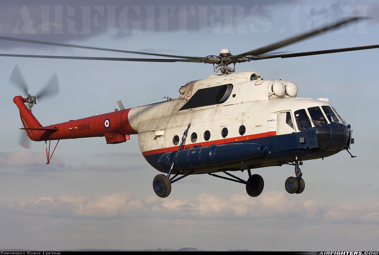 Company Owned - QinetiQ Mil Mi-8MTV-1 ZB698 at Off-Airport - Salisbury Plain, UK