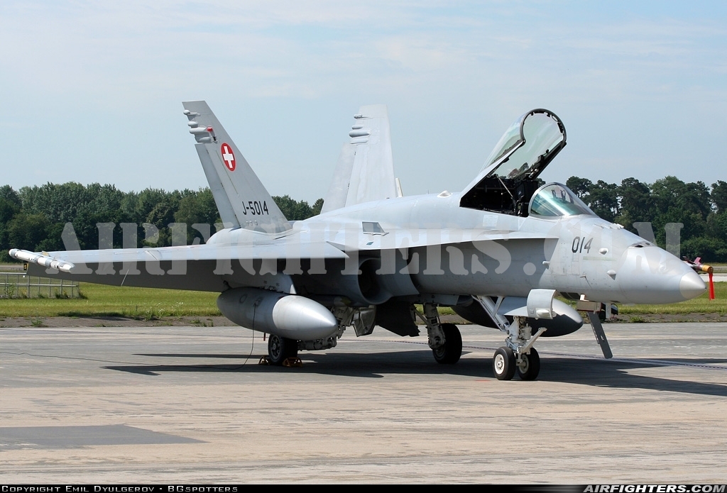 Switzerland - Air Force McDonnell Douglas F/A-18C Hornet J-5014 at Ingolstadt - Manching (ETSI), Germany
