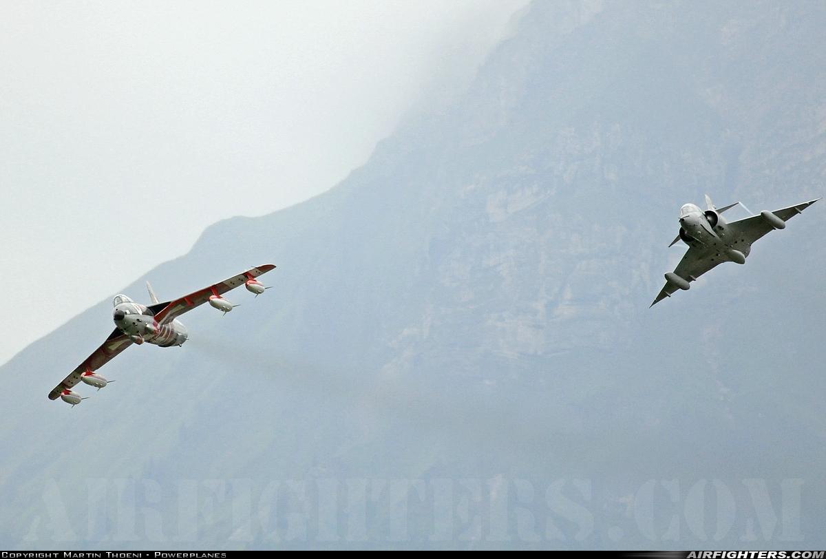 Private Dassault Mirage IIIDS HB-RDF at Emmen (EML / LSME), Switzerland