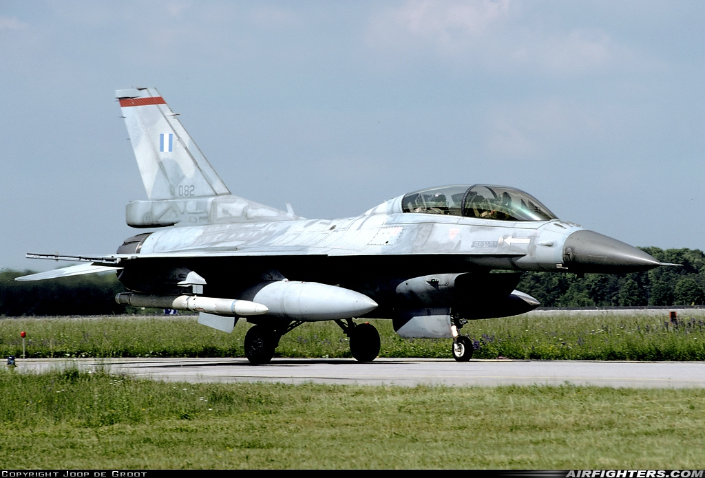 Greece - Air Force General Dynamics F-16D Fighting Falcon 082 at Lechfeld (ETSL), Germany
