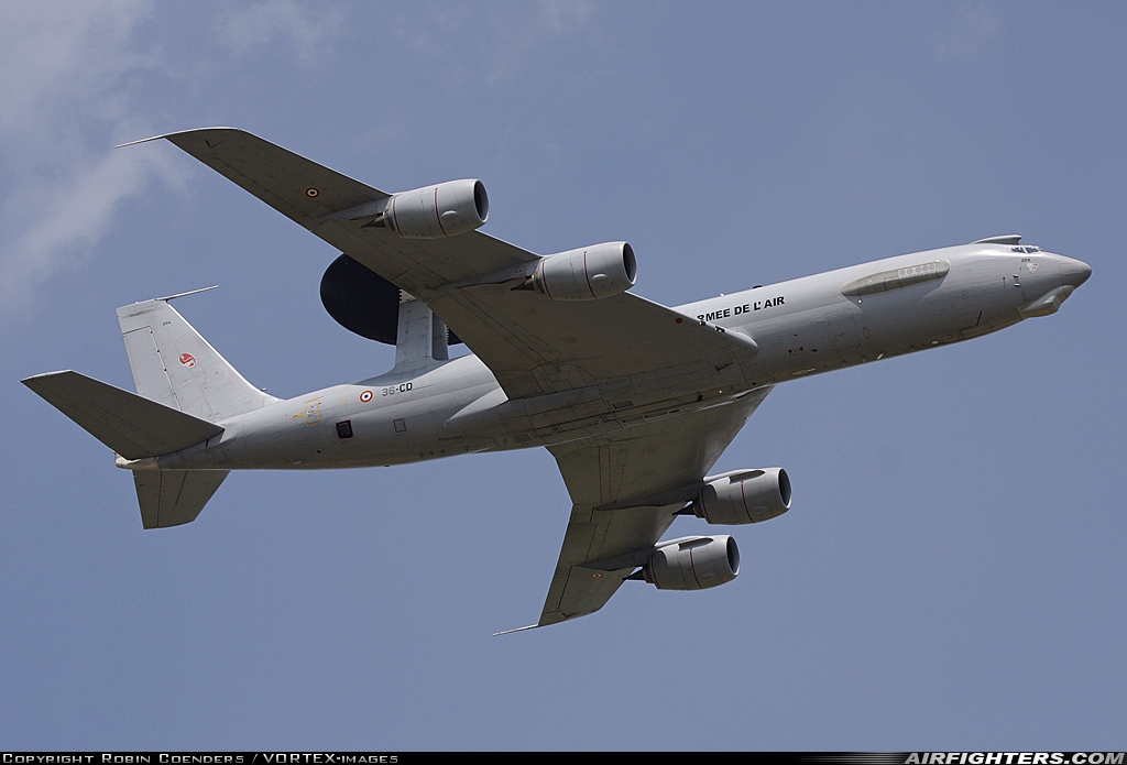France - Air Force Boeing E-3F Sentry (707-300) 204 at Cambrai - Epinoy (LFQI), France