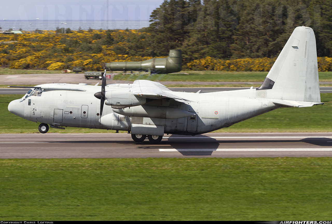 Italy - Air Force Lockheed Martin C-130J Hercules (L-382) MM62181 at Kinloss (FSS / EGQK), UK