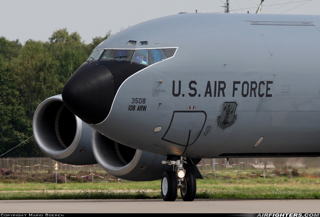 USA - Air Force Boeing KC-135R Stratotanker (717-148) 62-3508 at Geilenkirchen (GKE / ETNG), Germany