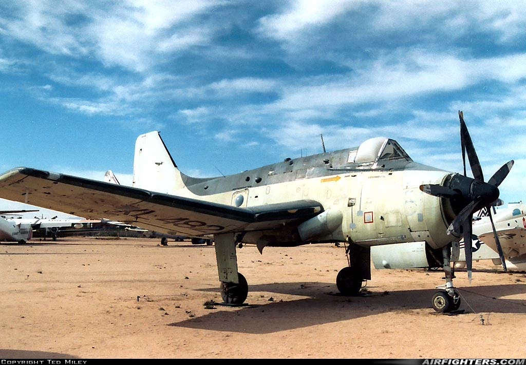 UK - Navy Fairey Gannet AEW3 XL482 (N1350X) at Tucson - Davis-Monthan AFB (DMA / KDMA), USA