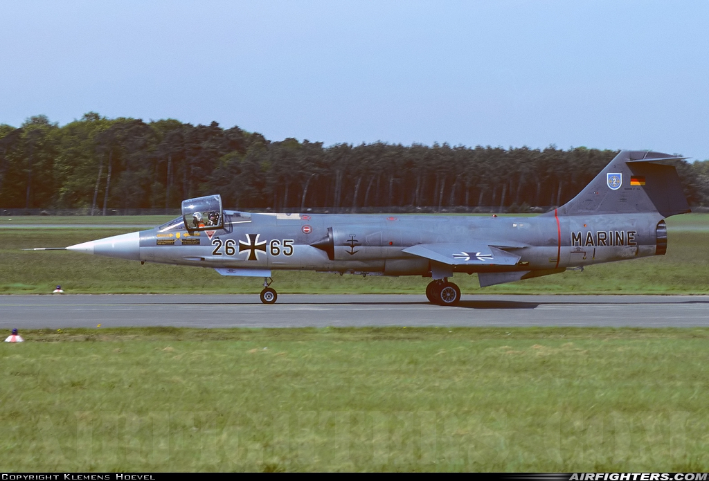 Germany - Navy Lockheed F-104G Starfighter 26+65 at Munster / Osnabruck (- Greven) (FMO / EDDG), Germany