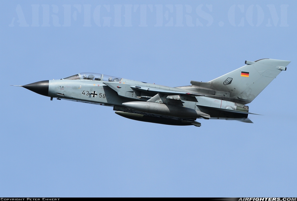 Germany - Air Force Panavia Tornado IDS 43+58 at Buchel (ETSB), Germany