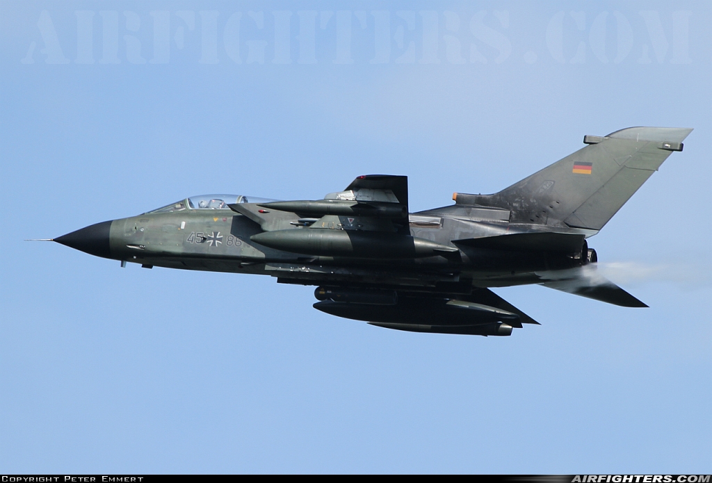 Germany - Air Force Panavia Tornado IDS 45+86 at Buchel (ETSB), Germany