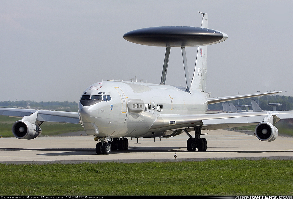 Luxembourg - NATO Boeing E-3A Sentry (707-300) LX-N90444 at Geilenkirchen (GKE / ETNG), Germany
