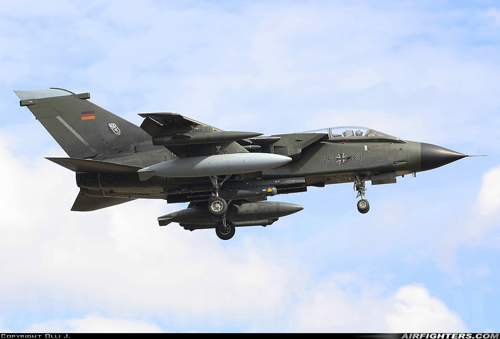 Germany - Air Force Panavia Tornado IDS(T) 45+83 at Buchel (ETSB), Germany