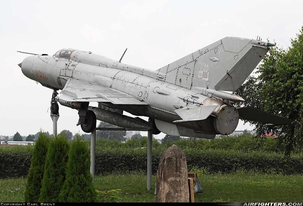 Poland - Air Force Mikoyan-Gurevich MiG-21PFM 5615 at Gliwice - Trynek (EPGL), Poland