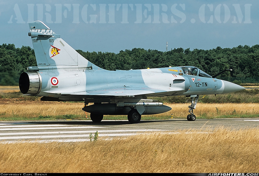 France - Air Force Dassault Mirage 2000C 103 at Kleine Brogel (EBBL), Belgium