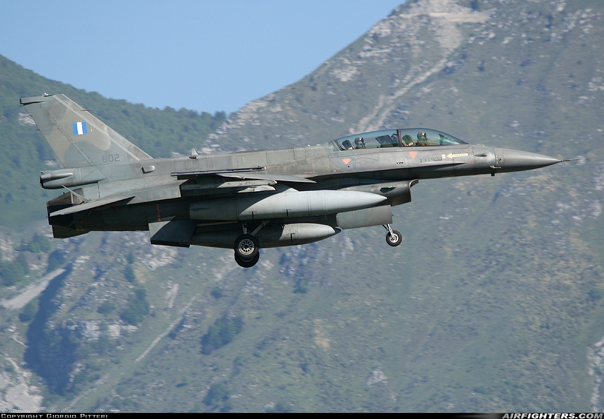 Greece - Air Force General Dynamics F-16D Fighting Falcon 602 at Aviano (- Pagliano e Gori) (AVB / LIPA), Italy