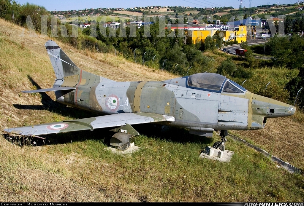 Italy - Air Force Fiat G-91R/1B MM6389 at Off-Airport - Cerbaiola, Italy