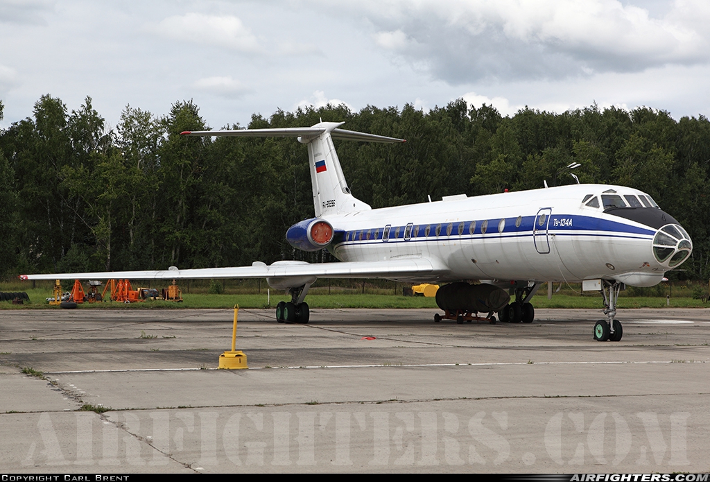 Russia - Customs Tupolev Tu-134AK RA-65996 at Chkalovsky (CKL / UUMU), Russia