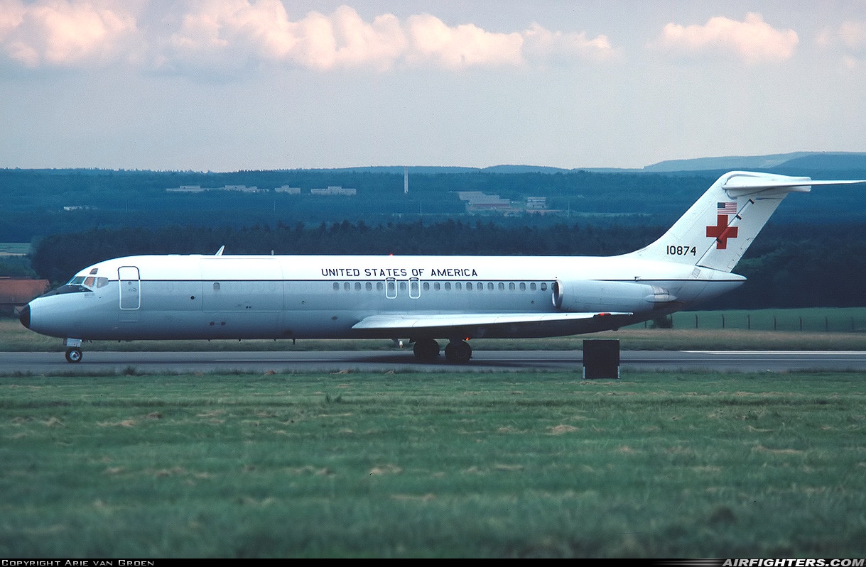 USA - Air Force McDonnell Douglas C-9A Nightingale (DC-9-32CF) 71-0874 at Sembach (SEX / ETAS), Germany