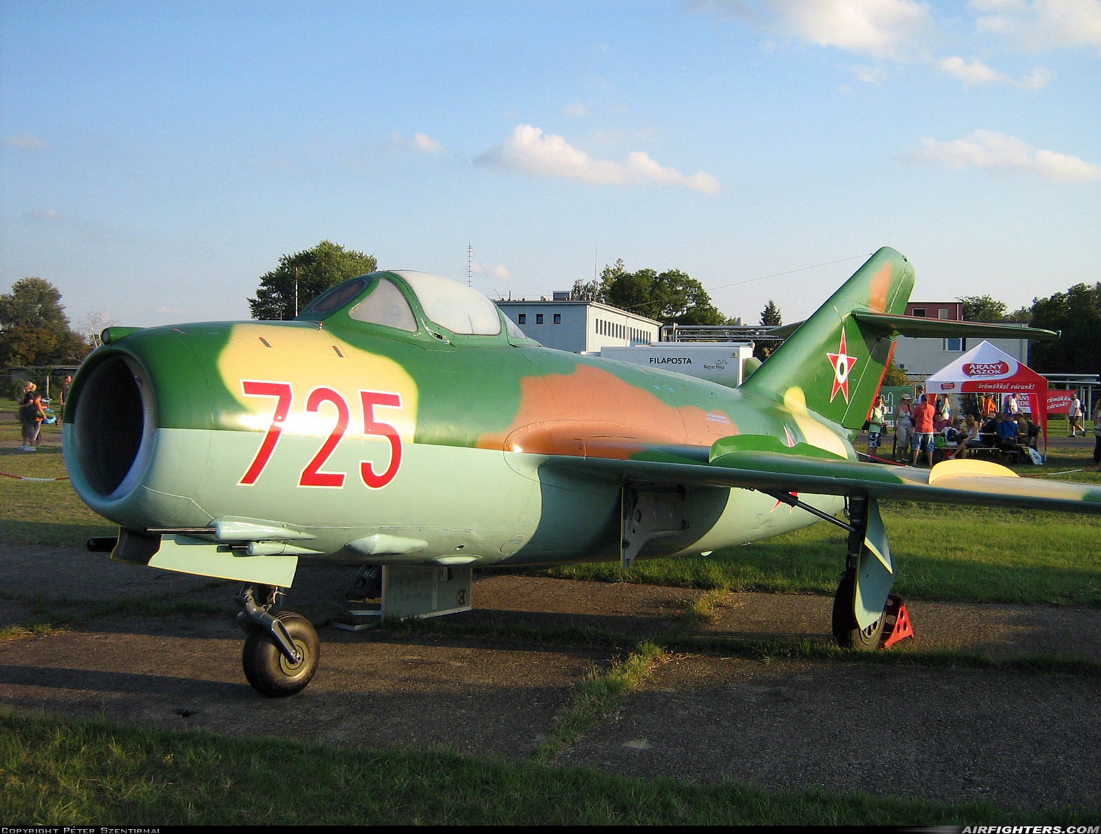 Hungary - Air Force Mikoyan-Gurevich MiG-15bis 725 at Kecskemet (LHKE), Hungary