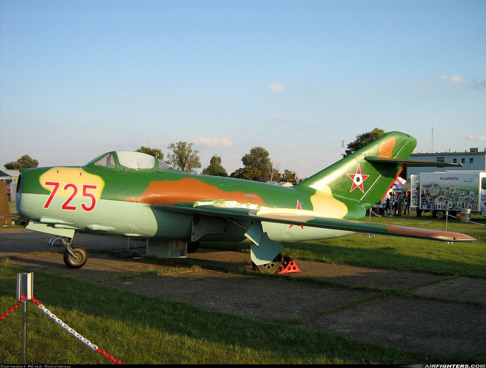 Hungary - Air Force Mikoyan-Gurevich MiG-15bis 725 at Kecskemet (LHKE), Hungary