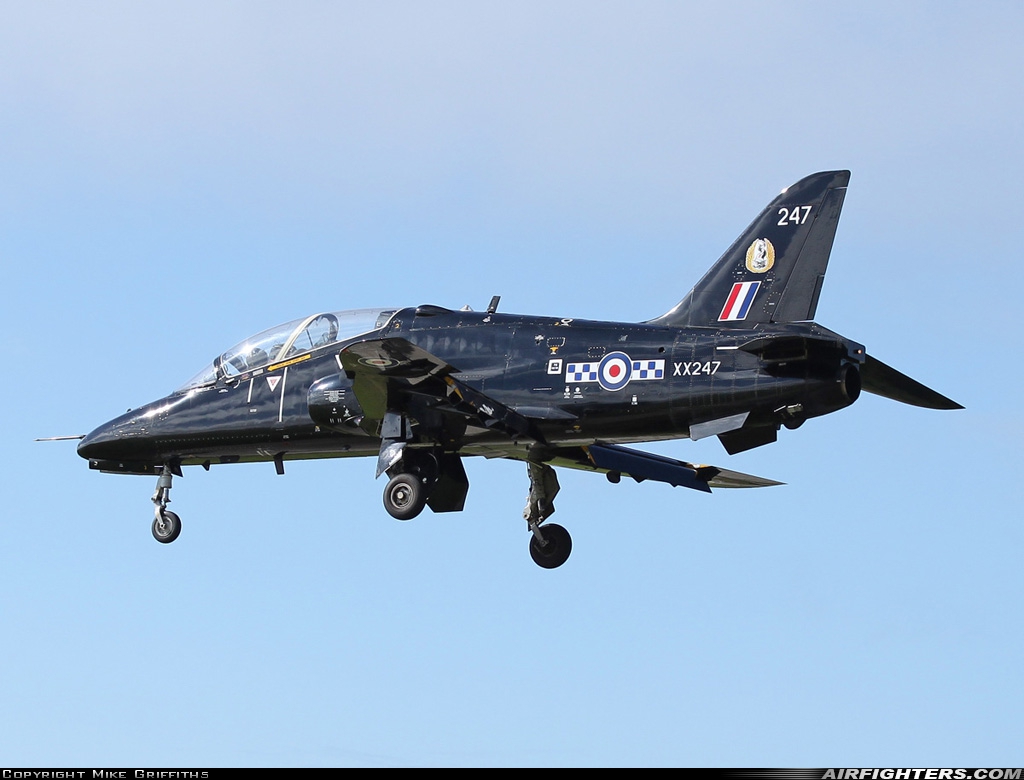 UK - Air Force British Aerospace Hawk T.1A XX247 at Valley (EGOV), UK
