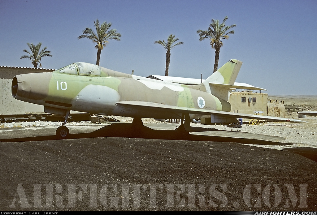 Israel - Air Force Dassault Mystere IVA 10 at Beersheba - Hatzerim (LLHB), Israel