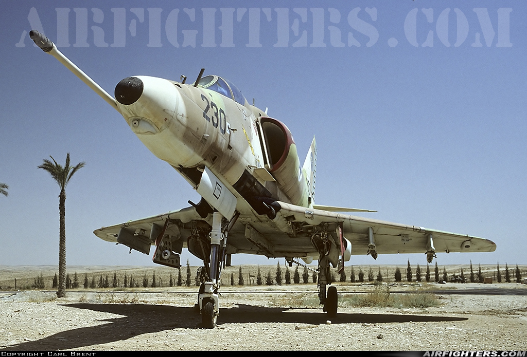 Israel - Air Force Douglas A-4H Skyhawk 230 at Beersheba - Hatzerim (LLHB), Israel