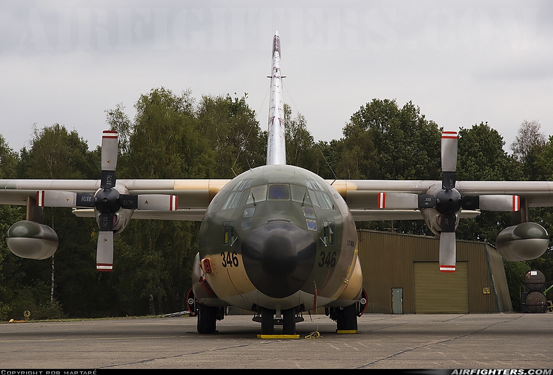 Jordan - Air Force Lockheed C-130H Hercules (L-382) 346 at Kleine Brogel (EBBL), Belgium