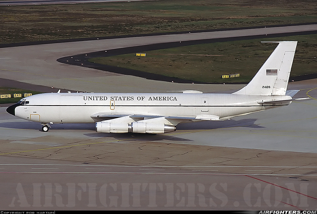 USA - Air Force Boeing VC-135B Stratolifter (717-158) 62-4126 at Cologne / Bonn (- Konrad Adenauer / Wahn) (CGN / EDDK), Germany