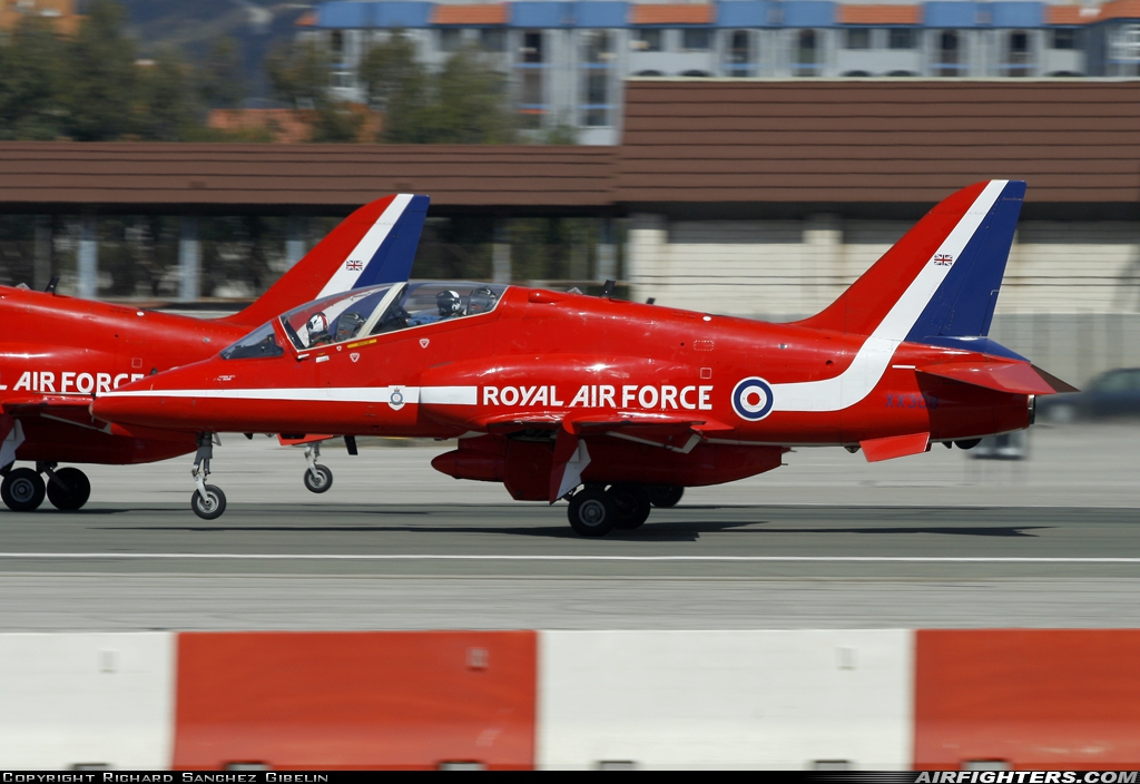 UK - Air Force British Aerospace Hawk T.1 XX308 at Gibraltar - North Front (GIB / LXGB), Gibraltar