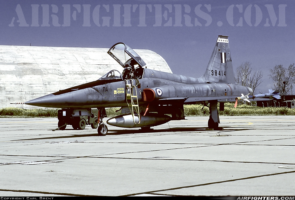Greece - Air Force Northrop F-5A Freedom Fighter 38414 at Tanagra (LGTG), Greece