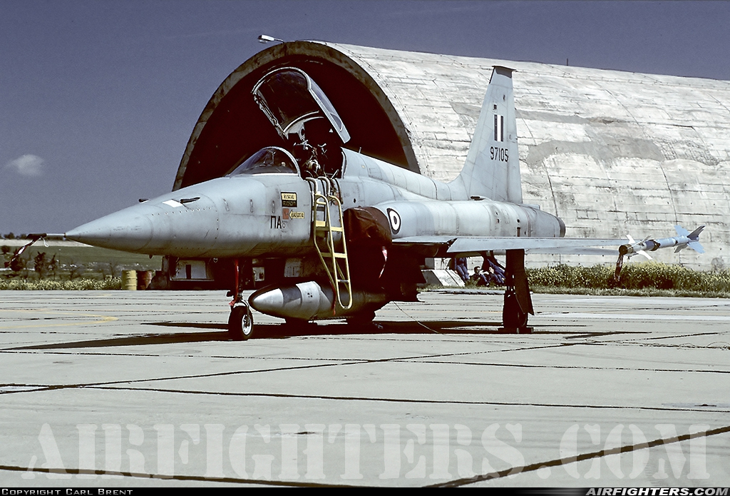 Greece - Air Force Northrop F-5A Freedom Fighter 97105 at Tanagra (LGTG), Greece