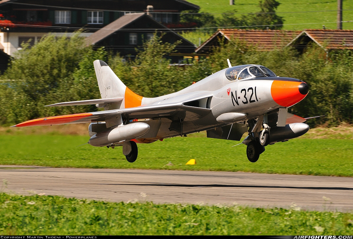 Private - DHHF - Dutch Hawker Hunter Foundation Hawker Hunter T8C G-BWGL at St. Stephan (LSTS), Switzerland