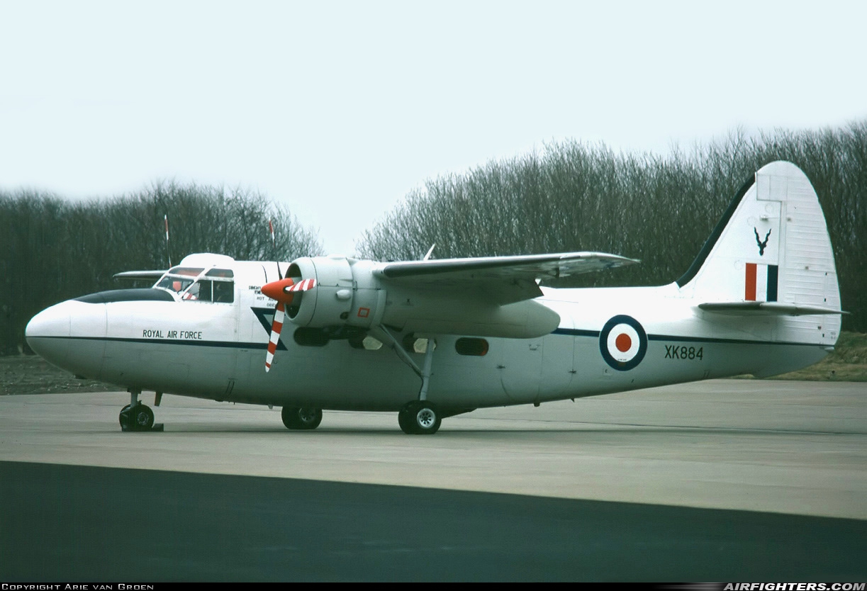 UK - Air Force Hunting Percival P-66 Pembroke C1 XK884 at Leeuwarden (LWR / EHLW), Netherlands