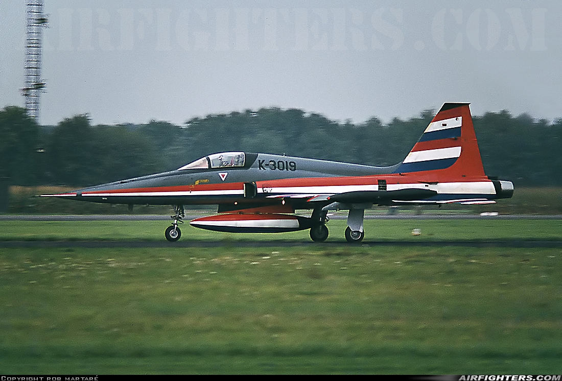 Netherlands - Air Force Canadair NF-5A (CL-226) K-3019 at Eindhoven (- Welschap) (EIN / EHEH), Netherlands