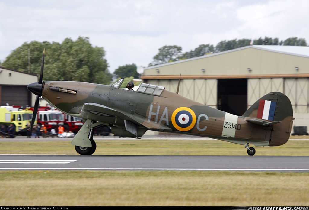 Private - Historic Aircraft Collection Hawker Hurricane XII G-HURI at Fairford (FFD / EGVA), UK