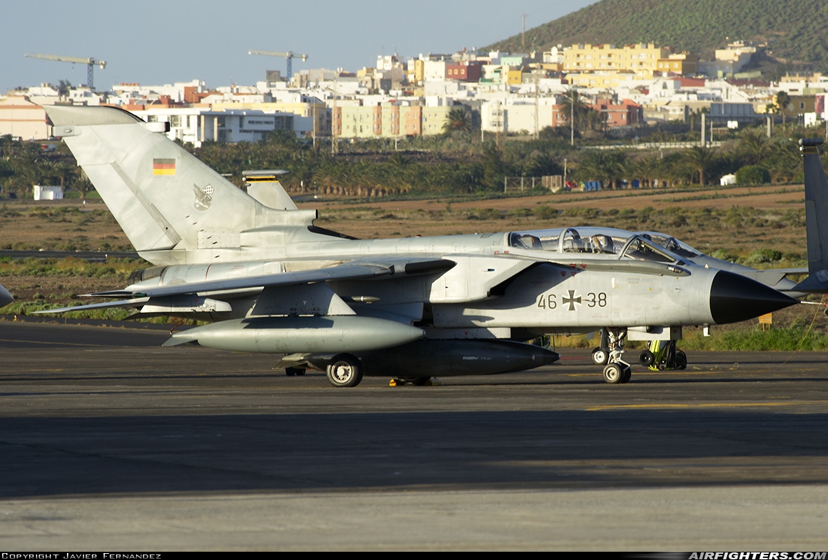 Germany - Air Force Panavia Tornado ECR 46+38 at Gran Canaria (- Las Palmas / Gando) (LPA / GCLP), Spain