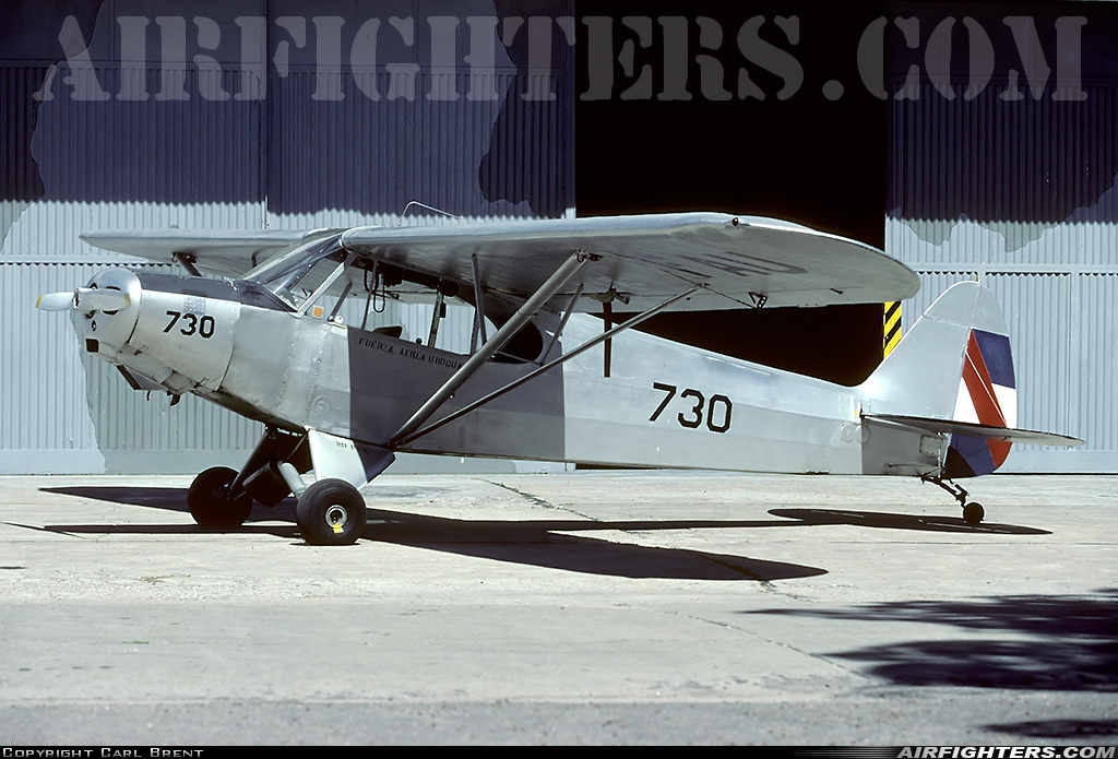 Uruguay - Air Force Piper PA-18-150 Super Cub 730 at Durazno-Santa Bernardina Int (DZO / SUDU), Uruguay