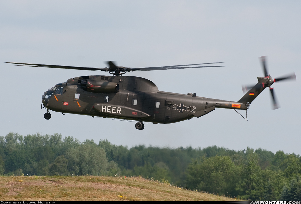 Germany - Army Sikorsky CH-53G (S-65) 84+92 at Rheine-Bentlage (ETHE), Germany