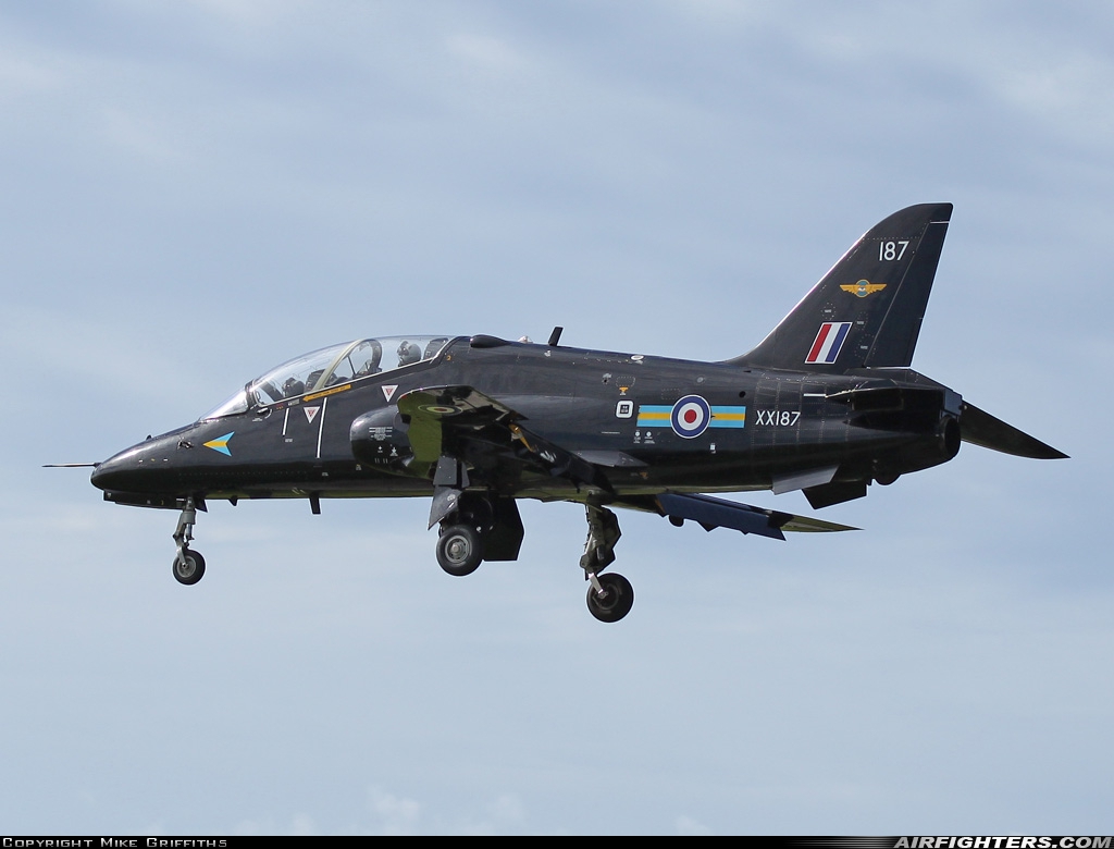 UK - Air Force British Aerospace Hawk T.1A XX187 at Valley (EGOV), UK