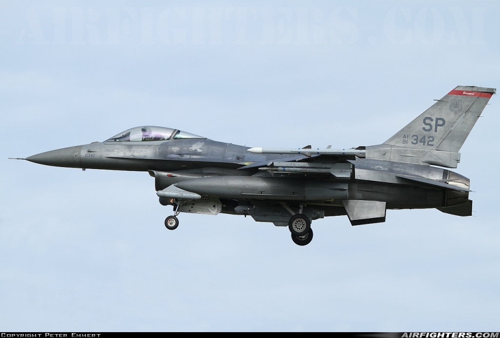 USA - Air Force General Dynamics F-16C Fighting Falcon 91-0418 at Spangdahlem (SPM / ETAD), Germany