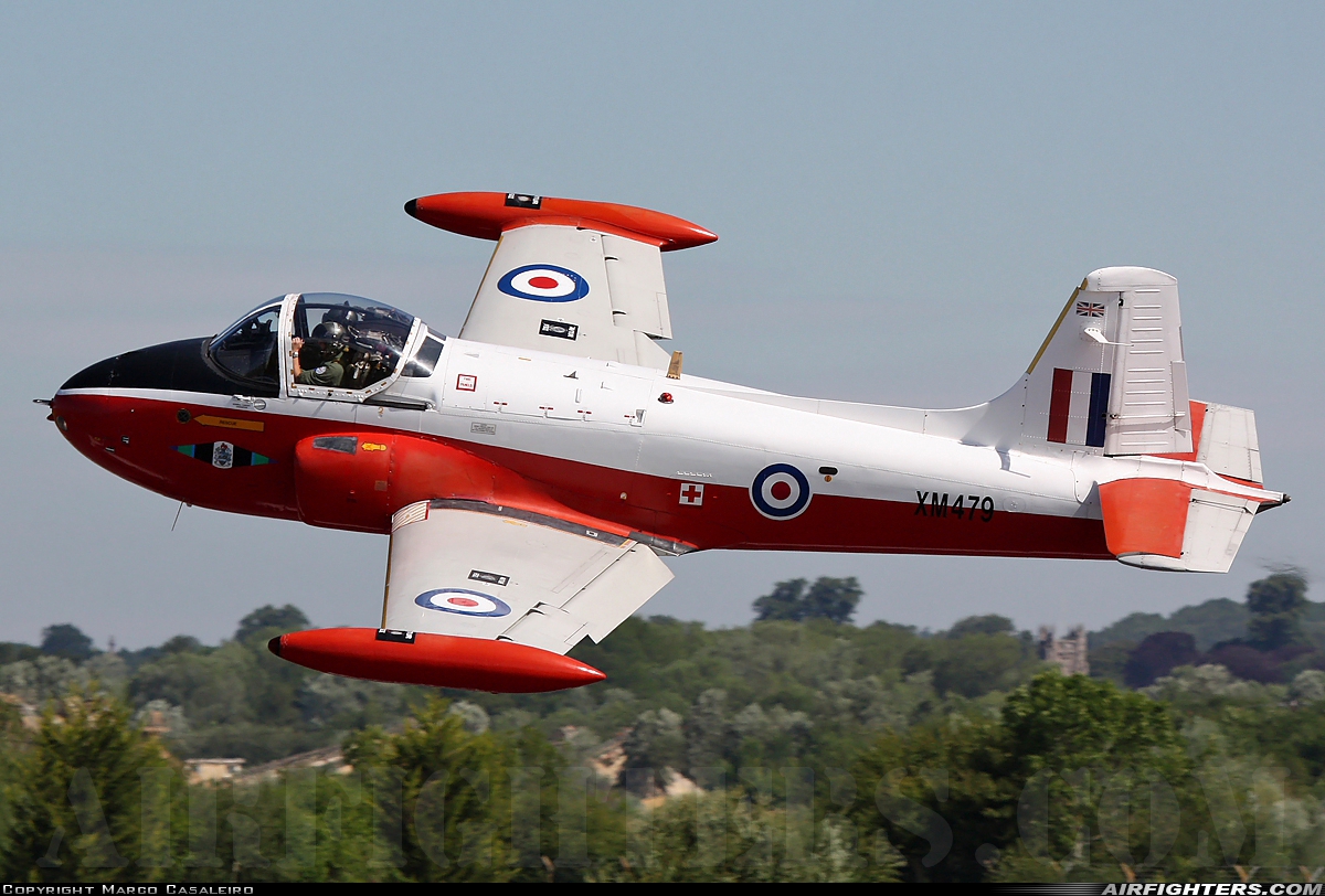 Private Hunting Percival P-84 Jet Provost T3A G-BVEZ at Fairford (FFD / EGVA), UK