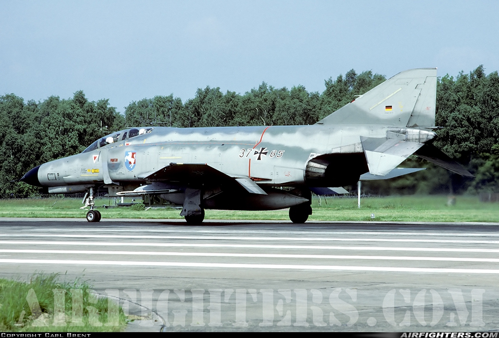 Germany - Air Force McDonnell Douglas F-4F Phantom II 37+65 at Enschede - Twenthe (ENS / EHTW), Netherlands