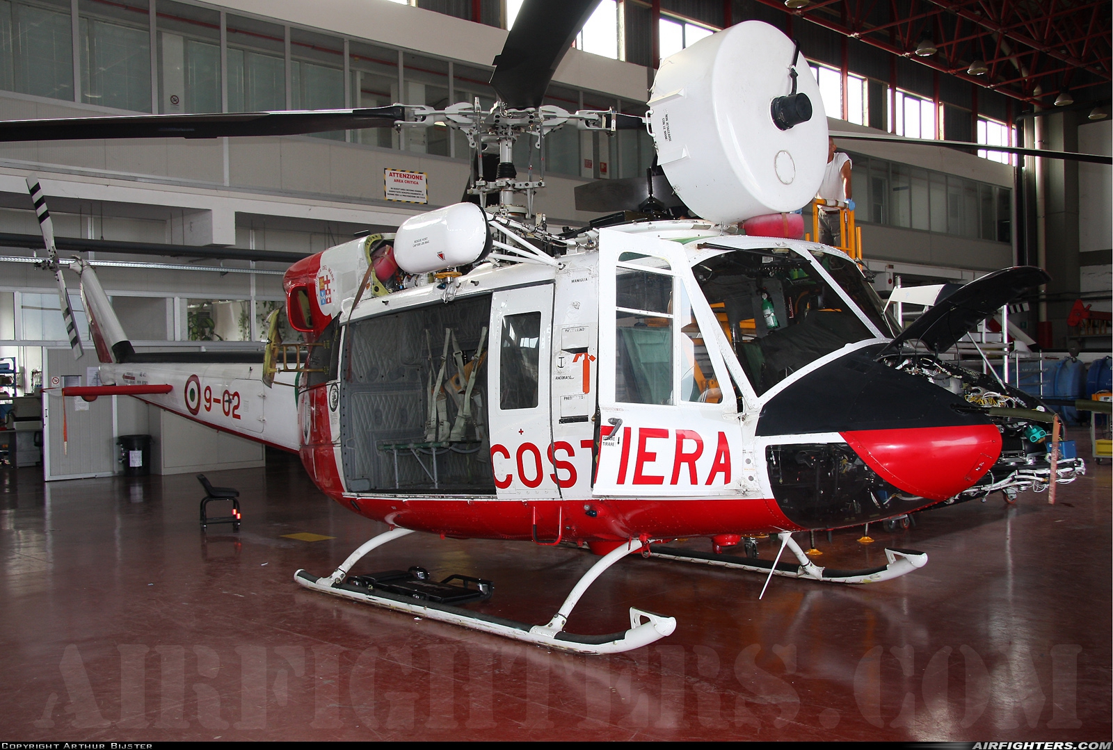 Italy - Guardia Costiera Agusta-Bell AB-412SP Grifone MM81383 at Sarzana - Luni  (LIQW), Italy